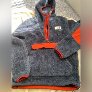 The North Face Campshire Sherpa Fleece Hooded  1/2 ZIP Jacket Coat Men’s size M